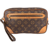 Louis Vuitton Canvas Monogram Marly Dragonne Clutch