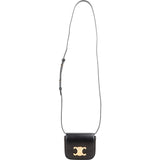 Celine Shiny Calfskin Mini Claude Triomphe Crossbody Bag