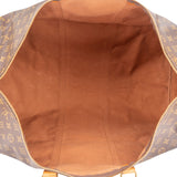 Louis Vuitton Monogram Canvas Keepall 60 Bandoulière Travel Bag