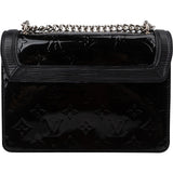Louis Vuitton Monogram Canvas Black & White Vernis Leather Wynwood Trunk Crossbody Bag