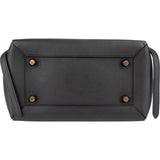 Celine Black Grained Calfskin Belt Handbag