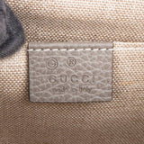 Gucci Grained Leather Interlocking GG Small Crossbody Bag