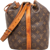 Louis Vuitton Monogram Canvas Sac Noé Petit Shoulder Bag