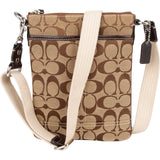 Coach Monogram Signature File Crossbody Bag