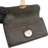 Louis Vuitton Olive Green Mahina Leather Amelia Wallet