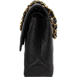 Chanel Quilted Lambskin Bicolor Double Flap Shoulder Bag