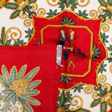 Hermès Joies d'Hiver Silk Carre 90 Scarf Tuch