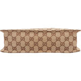 Gucci Monogram GG Canvas Messenger Tote Crossbody Bag