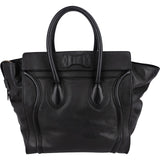 Céline Grained Calfskin Luggage Handbag