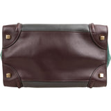 Céline Bicolor Suede & Leather Large Luggage Handbag