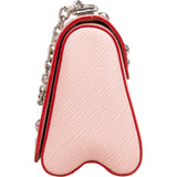 Louis Vuitton Rose Ballerine Epi Leather Studdy Perfo Twist PM Crossbody Bag
