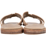 Hermès Beige Vibrato Suede Oran Sandals (36)