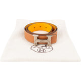 Hermès Bicolor Epsom Striated H Reversible Belt (85)