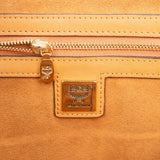 [🔄️B14 / F19] MCM Monogram Visetos Studded Boston Bag Medium Handbag - vintageandkickz