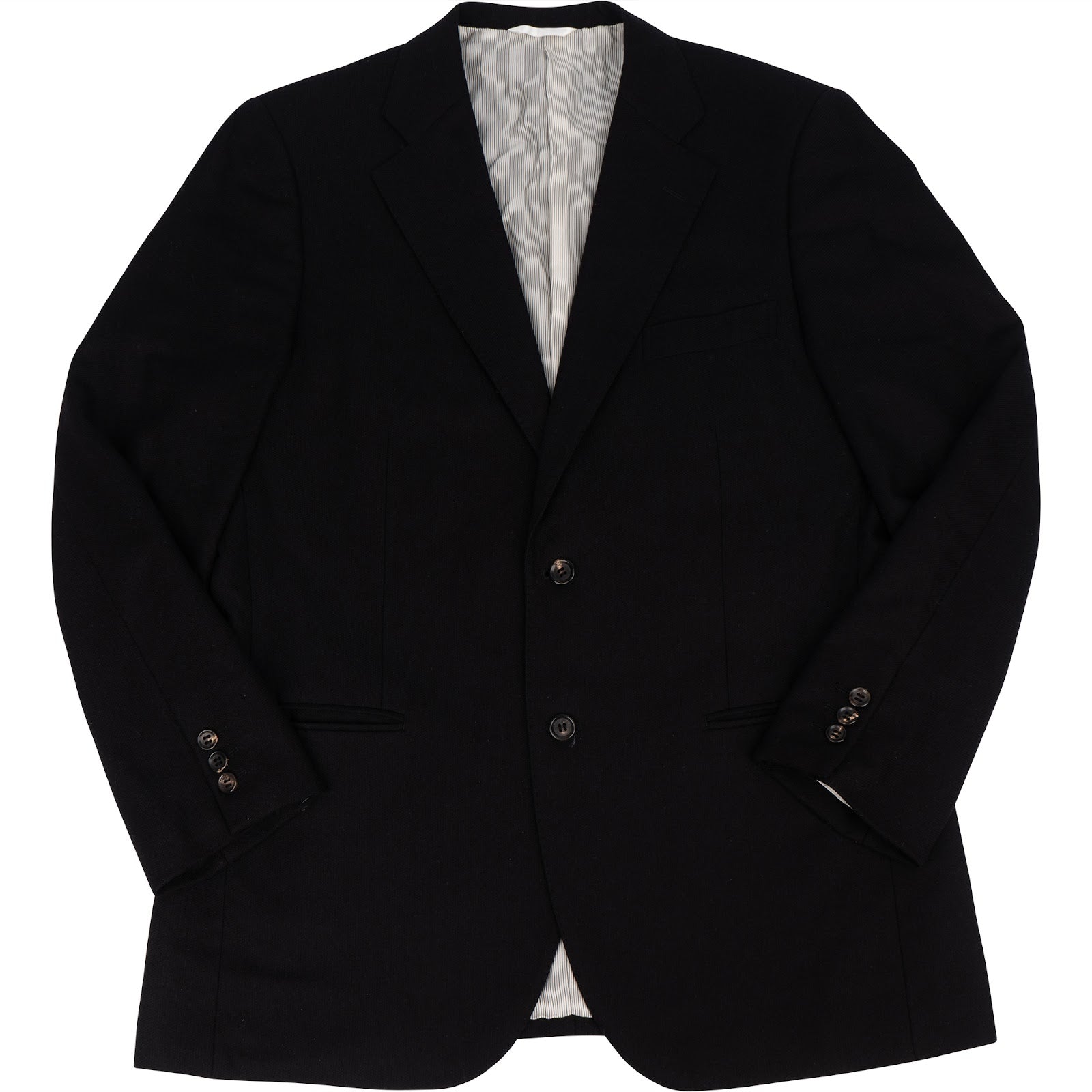 Emerngildo Zegna Black Wool Cashmere Sakko Jacket xx größe - vintageandkickz