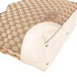 Gucci Monogram GG Canvas New Britt Tote Shoulder Bag