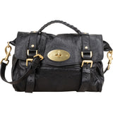 Mulberry Soft Buffalo Leather Alexa Satchel Crossbody Handbag