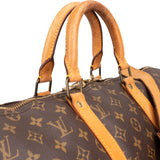 Louis Vuitton Monogram Canvas Keepall 50 Bandoulière Travel Bag