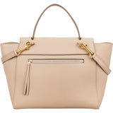 Celine Beige Grained Calfskin Belt Handbag