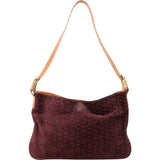 Celine Suede C Macadam Monogram Shoulder Bag