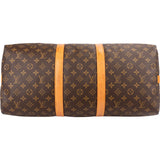 Louis Vuitton Monogram Canvas Keepall 50 Bandoulière Travel Bag
