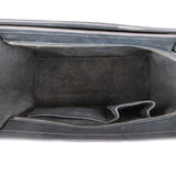 Céline Noir Grained Calfskin Luggage Handbag