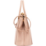 Prada Pink Saffiano Leather Galleria Tote Handbag