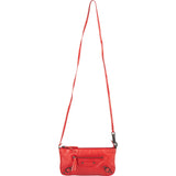 Balenciaga Red Leather Mini City Crossbody Bag