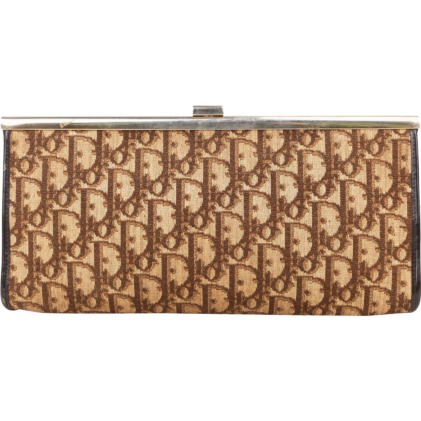 Christian Dior Trotter Monogram Vintage Clutch - vintageandkickz