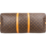 Louis Vuitton Monogram Canvas Keepall 55 Bandoulière Travel Bag