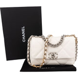 Chanel 19 Quilted Lambskin Large Single Flap Crossbody Bag