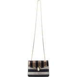 Bvlgari Serpenti Forever Striped Crossbody Bag