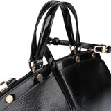 Louis Vuitton Noir Epi Electric Leather Brea MM Handbag