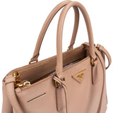 Prada Beige Saffiano Leather Galleria Handbag