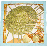 Hermès Vannerie Silk 90 Scarf Tuch