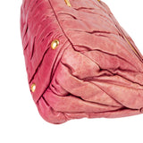 Miu Miu Matelassé Vitello Lux Leather Small Coffer Handbag