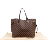 Louis Vuitton Monogram Damier Ebene Neverfull GM Shoulder Bag