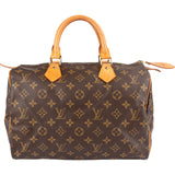 Louis Vuitton Monogram Canvas Speedy 30 Handbag