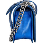 Chanel Quilted Patent Leather Boy Single Flap Crossbody Bag xx flecken auf der Lackleder Klappe? - vintageandkickz