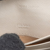 Prada Saffiano Leather Studded Crystal Wallet