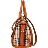 Burberry Nova-Checl Small Alchester Bowling Handbag