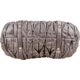Miu Miu Matelassé Vitello Lux Leather Coffer Hobo Handbag