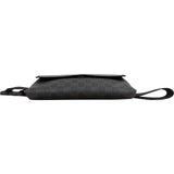 Gucci Black Monogram GG Canvas Supreme Belt Crossbody Bag