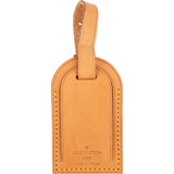 [🔄️B10 / F42] Louis Vuitton Vachetta Leather Luggage Tag - vintageandkickz