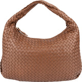 Bottega Veneta Brown Intrecciato Leather Belly Hobo Shoulder Bag