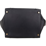 Céline Black Smooth Calfskin Large Phantom Handbag