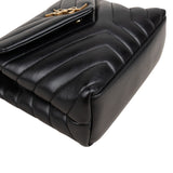 Saint Laurent Quilted Leather Small Loulou Crossbody Bag
