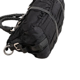 Prada Tessuto Gaufre Triangle Woven Handle Satchel Handbag