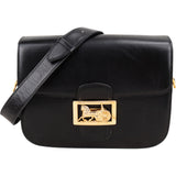 Celine Boxcalf Leather Horse Carriage Triomphe Shoulder Bag