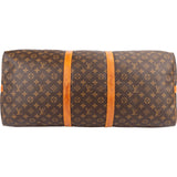 Louis Vuitton Monogram Canvas Keepall 60 Bandoulière Travel Bag